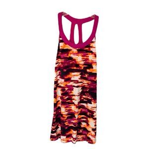 Tek Gear Dri-Tek Athletic Women’s Orange Pink Neon Sport Dress Size S Pickleball